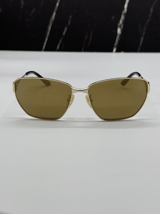 NEW BALENCIAGA BB0337SK 003 GOLD WOMEN SUNGLASSES BALENCIAGA EYEWEAR main image 5